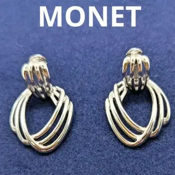MONET 모네 오픈워크 디자인 흔들리는 귀찌 실버