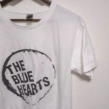 THE BLUE HEARTS 블루하츠 T셔츠 L 사이즈 화이트