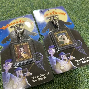 월레스와 그루밋 사진 프레임 키링 채소밭에서 큰 위기 빅터