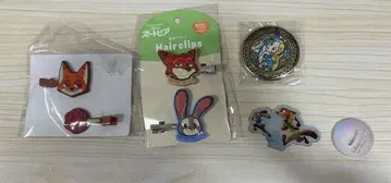 디즈니 주토피아 닉 주디 클립 캔뱃지 앨리스 아크릴 스탠드