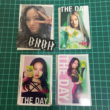 HANA YURI 유리 바디멘테 시크릿 트레이딩 카드 4장 세트