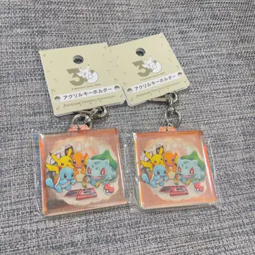 아크릴 키링 포켓몬 타임리스 어드벤처 2개