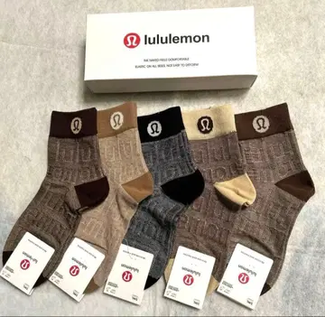 새상품 lululemon 여성 양말 5족 세트
