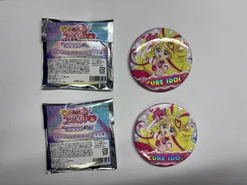 너와 아이돌 프리큐어 전시회 키미프리 전시회 큐어 아이돌 캔 배지