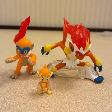 파이숭이&번치코 초염몽 포켓몬 스케일 월드 신오지방