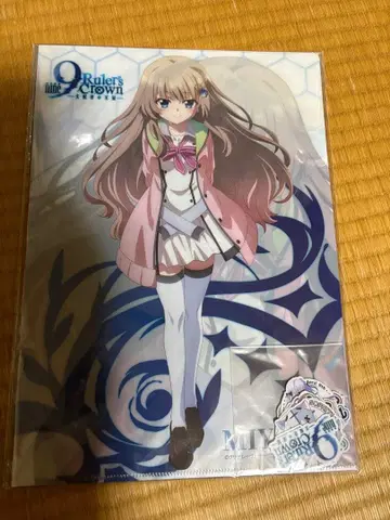 9nine 콜라보 카페 클리어 파일 & 스티커 세트