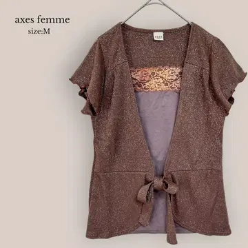 엑시즈팜 axes femme 레이어드 티셔츠 반팔 블라우스 레이스