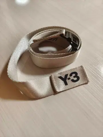 Y-3 클래식 로고 벨트 화이트 130cm