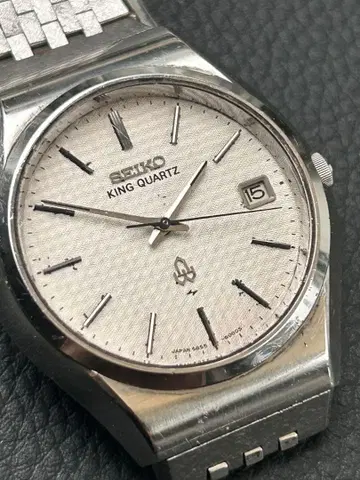 SEIKO KING QUARTZ 벨트도 KQ 작동 미확인 현 상태 불량품