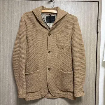 nano universe 남성용 격자 짜임 자켓