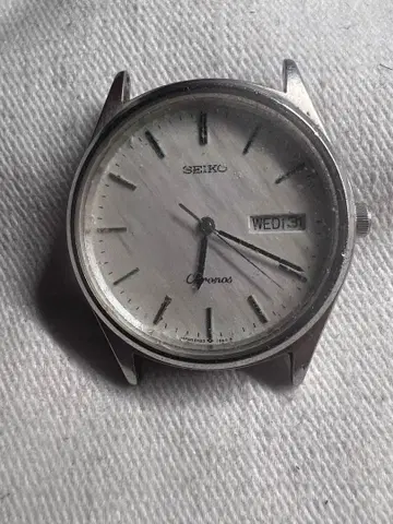 SEIKO Chronos 빈티지 데이데이트 크라운 조작 OK 쿼츠