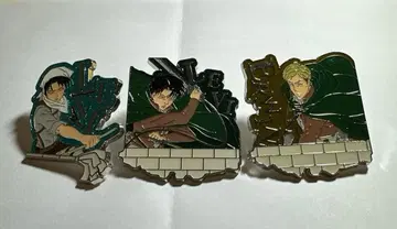 진격의 거인 리바이 엘빈 USJ 클립 컬렉션 3개 세트