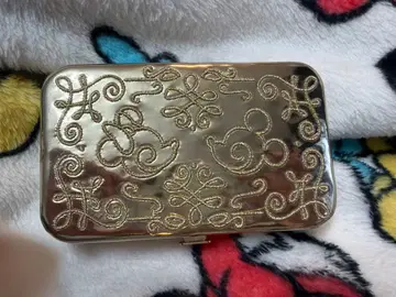 새상품급 Disney K.uno 미키 액세서리 파우치 골드