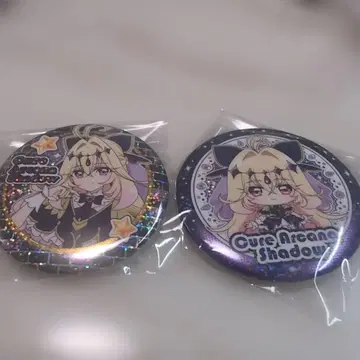 명탐정 프리큐어 BIG 호노그램 캔뱃지 큐어 아르카나 쉐도우