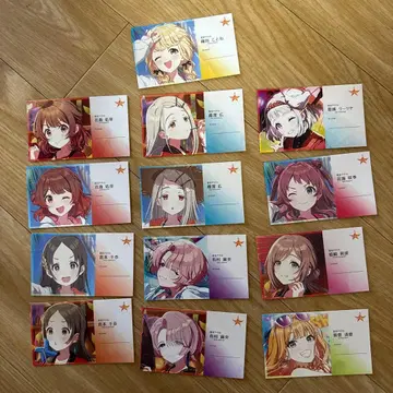 학원 아이돌 마스터 프로듀서 명함풍 카드 컬렉션 vol.2 13장