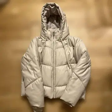 ZARA 베이지 다운 자켓 XS