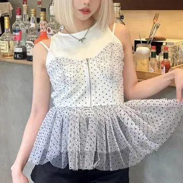 다리치 레이어드 코르셋 상의