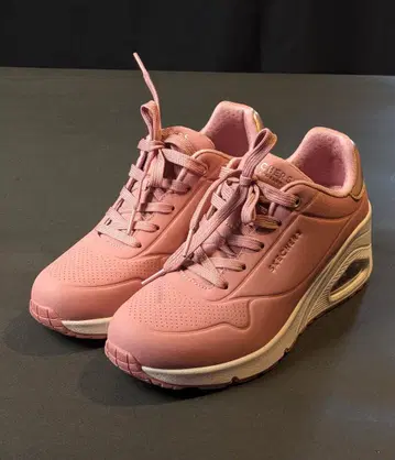 SKECHERS UNO WEDGE-HI STEPS 로즈 8