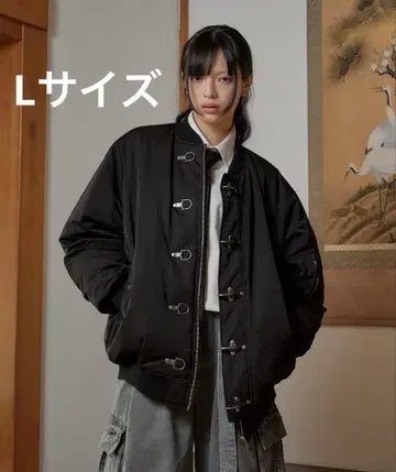 [여우독] 파이어맨 버클 자수 MA-1 자켓