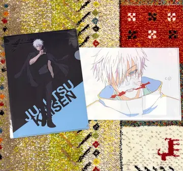 애니메이션 주술회전전 클리어 파일 고죠 사토루 2종 원화