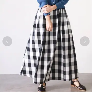 SLOBE IENA 슬로브 이에나 깅엄 체크 타프타 랜덤 스커트