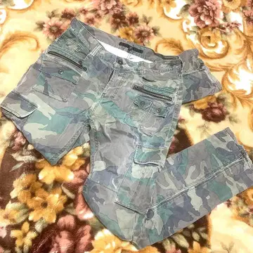 NO ID. 카모플라쥬 카고 팬츠 밀리터리