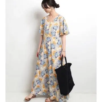 SLOBE IENA 썸머 플라워 프린트 롱 원피스 슬로브 이에나