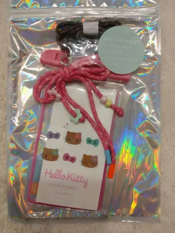 로페피크닉 키티 콜라보 방수 스마트폰 숄더