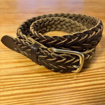 화이트하우스콕스 브라운 웨빙 벨트 30인치