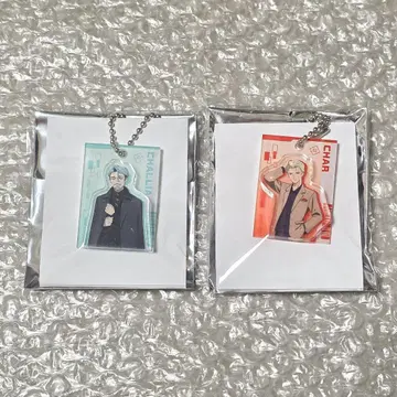 GQuuuuuuX 지크 액스 카페 입체 아크릴 키링 샤아 샤리아