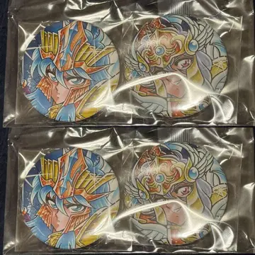 게이머즈 세인트 세이야 해황 포세이돈 & 해마녀 소렌토 캔뱃지 2개