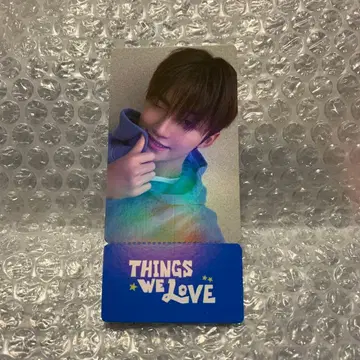 TWS 지훈 사진 티켓 팝업 홀로그램