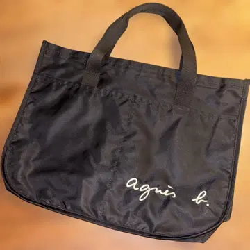 아그네스베 토트백 레슨백 블랙