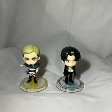 제일복권 진격의 거인 E상 엘빈 & 리바이 치비큥 캐릭터