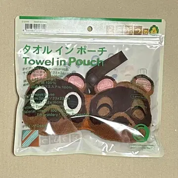 미개봉 새상품 동물의 숲 타월인 파우치 훼미리마트 게임 닌텐도