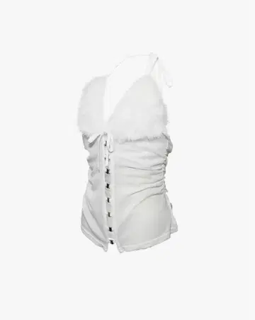 theredthread furry triangle hook tops