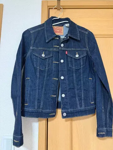 Levi's 다크 블루 데님 자켓