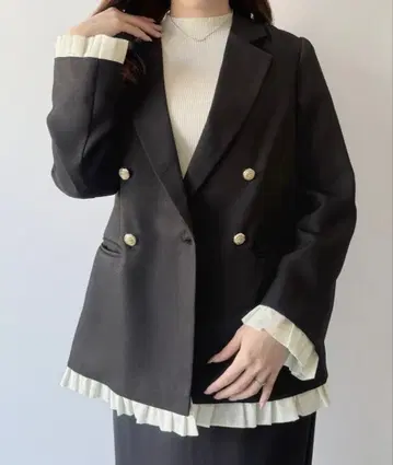 mipiarl 헴프릴 레이어드 자켓