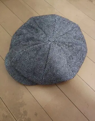 헤링본 스트라이프 헌팅 캡 모자 가게 FLAVA