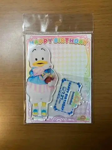 산리오 퓨로랜드 오리 페클 벌스데이 아크릴 스탠드