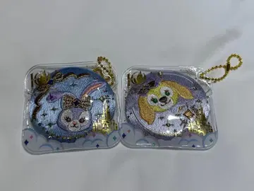 상하이 디즈니 쿠키앤 스텔라루 자수 배지 세트