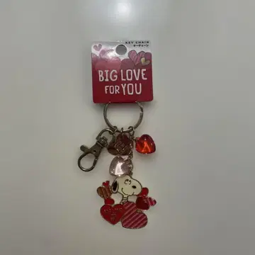 [ 미사용 새상품 ] 스누피 하트 키링 USJ 한정판 기념품