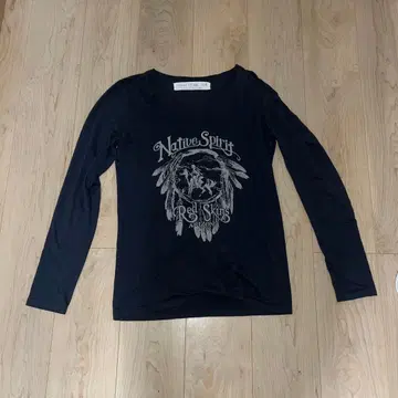 00s 아카이브 고아 롱 슬리브 페이드 티셔츠