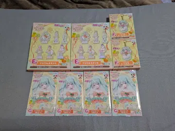 주말 한정 가격 인하! 하츠네 미쿠 후류 복권 미개봉 8세트 E F G상