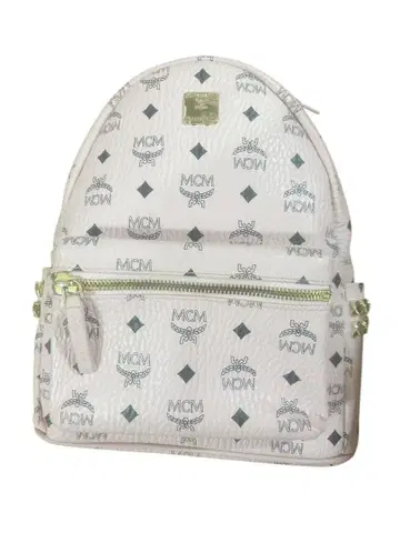 [ 새상품급 ] MCM 옅은 핑크 백팩