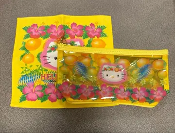 헬로키티 하이비스커스 파우치 손수건