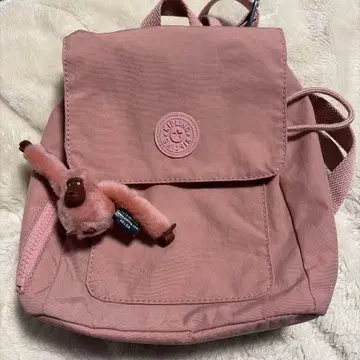 Kipling 핑크 백팩 원숭이 키링 포함