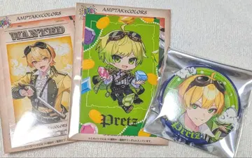 앰프턱 아키 군 푸릿츠 군 해적단 포토 카드 캔뱃지