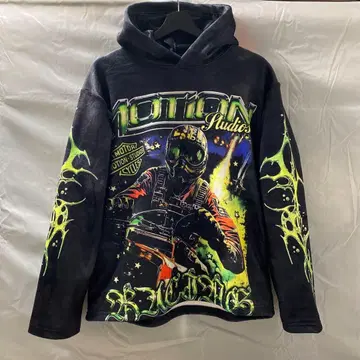 새상품 S Motionstudios motorcycle hoodie