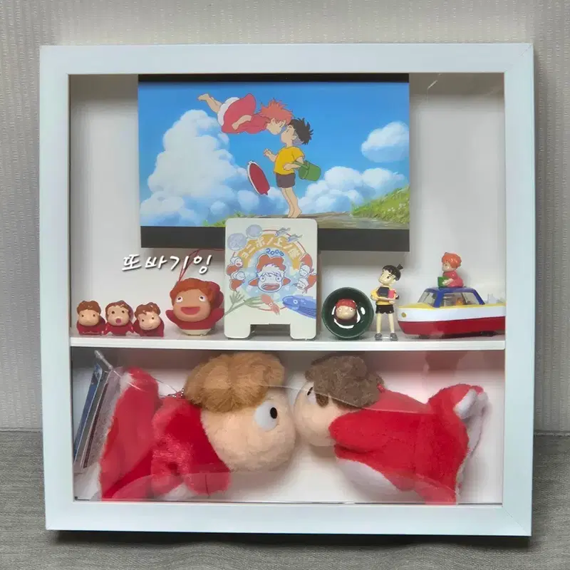 (지브리 정품) 포뇨 피규어 & 인형 세트